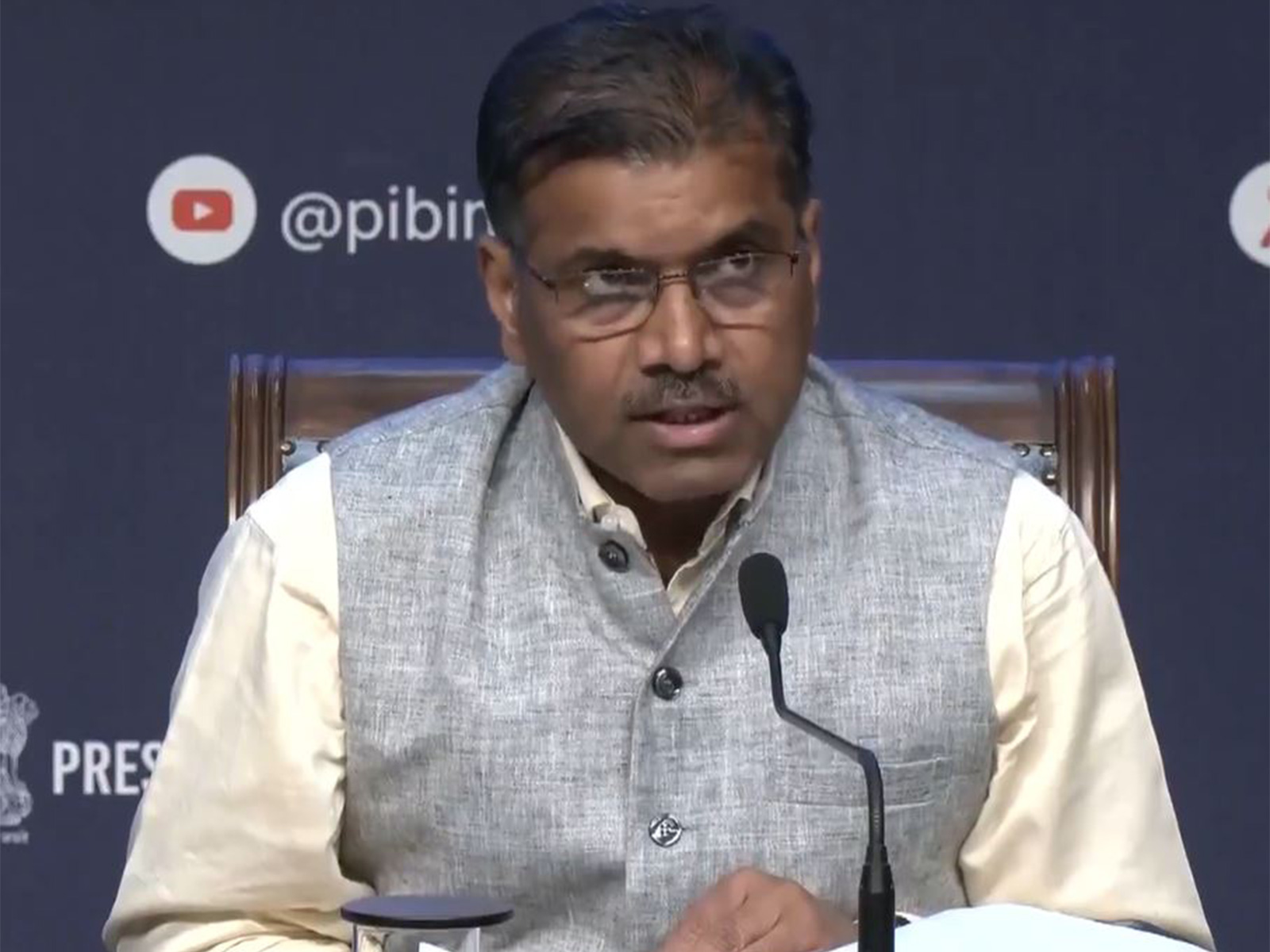 Rajesh Kumar Sinha, Special Secretary, Ministry of Ports, Shipping and Waterways (Photo/ANI)