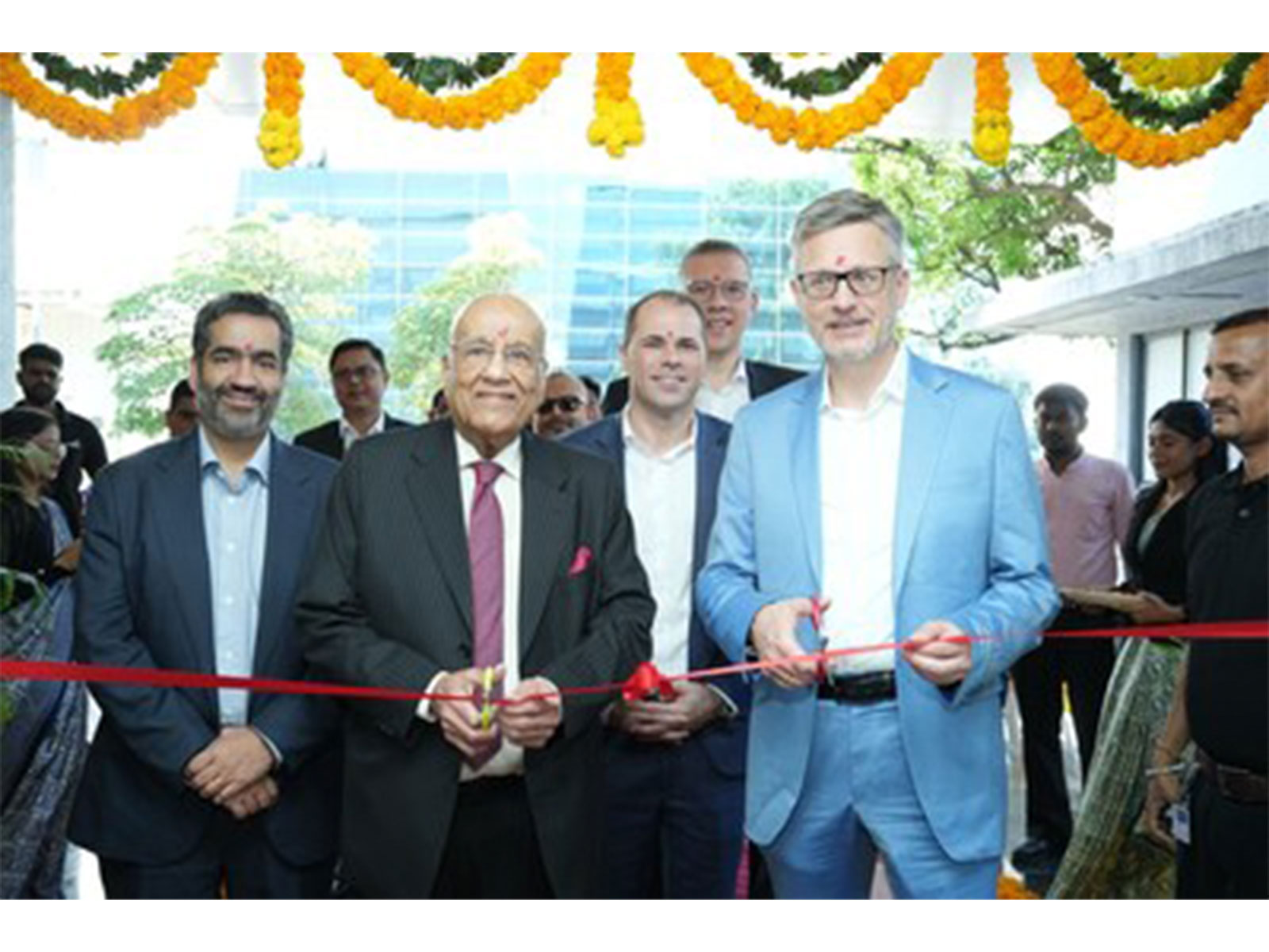 L-R: Mr. Akshay Poddar - Director, Mr. Saroj Poddar - Chairman, Mr. Andre Eckholt - Managing Director, Hettich India, SAARC, Middle East & Africa and Dr. Andreas Hettich - Chairman L-R: Mr. Akshay Poddar - Director, Mr. Saroj Poddar - Chairman, Mr. Andre Eckholt - Managing Director, Hettich India, SAARC, Middle East & Africa and Dr. Andreas Hettich - Chairman