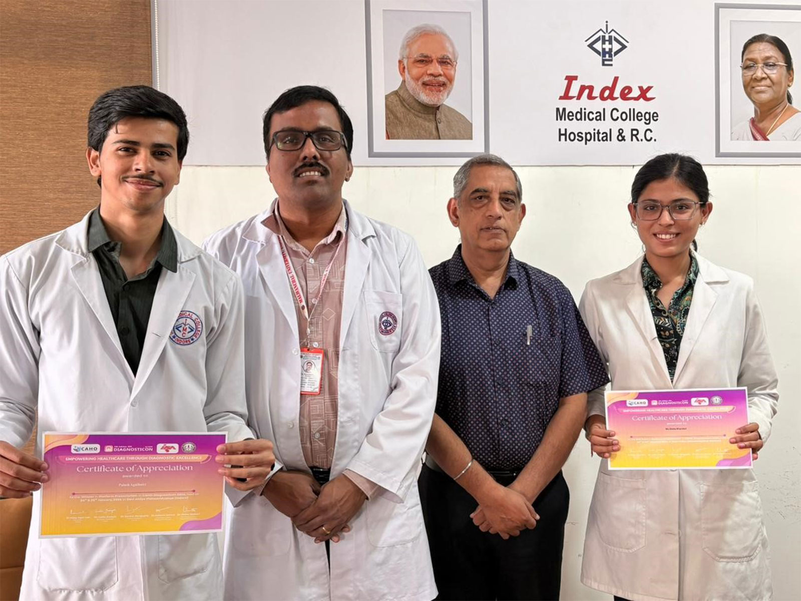 Index Medical College Students Excel at CAHO Diagnosticon 2026 Index Medical College Students Excel at CAHO Diagnosticon 2026