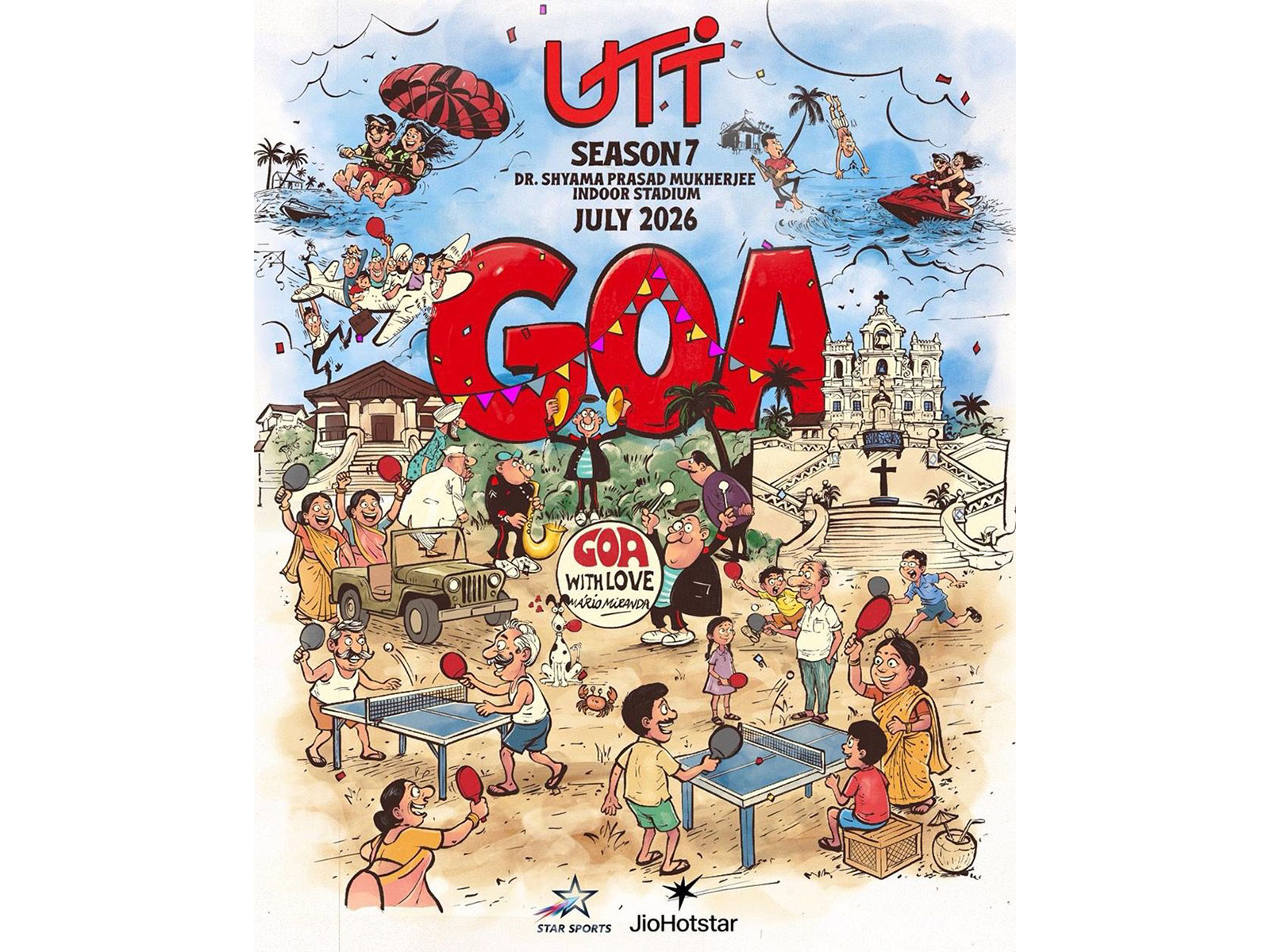 UTT Season 7 heads to Goa’s shores for first time. (Photo/UTT) 