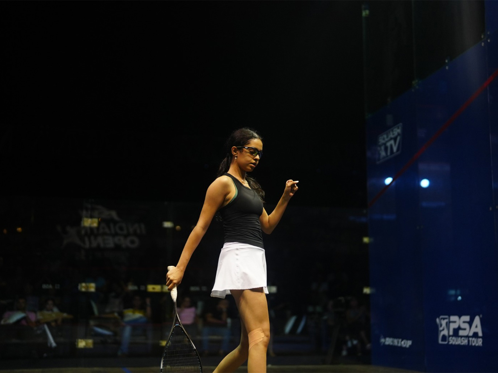 A squash player in action (Photo: JSW Indian Open) A squash player in action (Photo: JSW Indian Open)