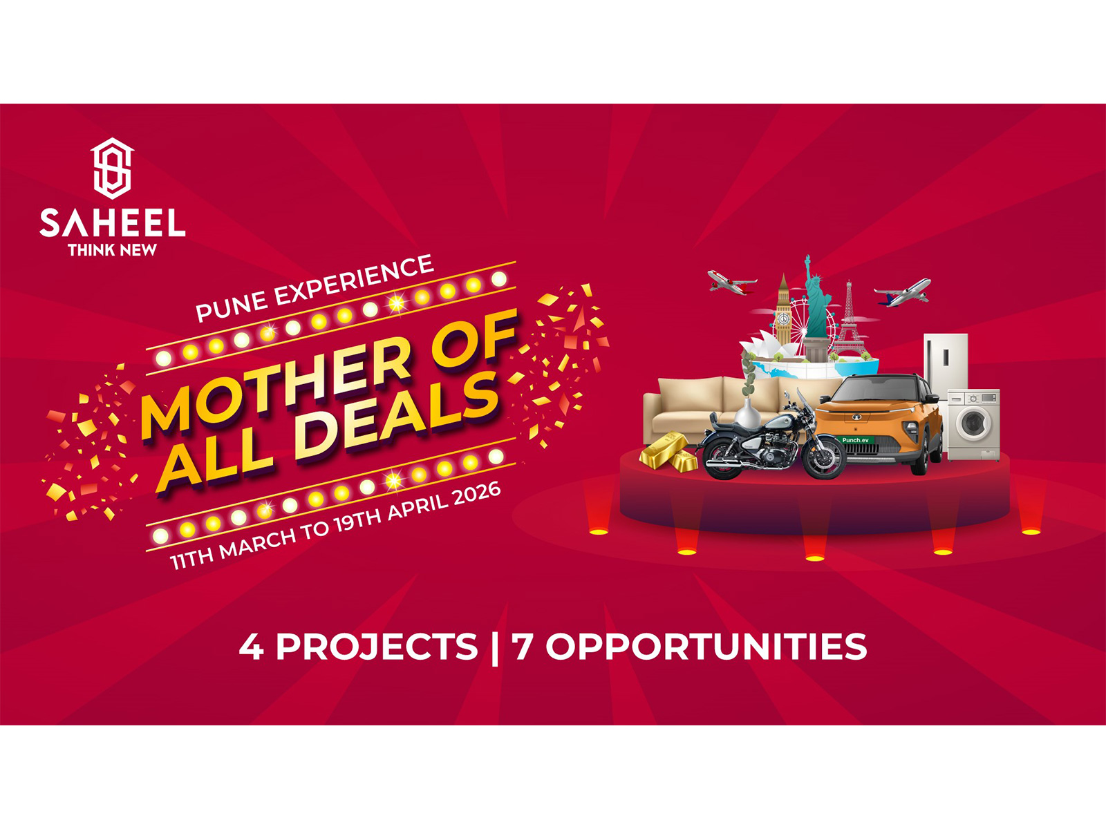 Saheel Properties Unveils “Mother of All Deals”, Pune’s Most Exciting Homebuying Festival Saheel Properties Unveils “Mother of All Deals”, Pune’s Most Exciting Homebuying Festival