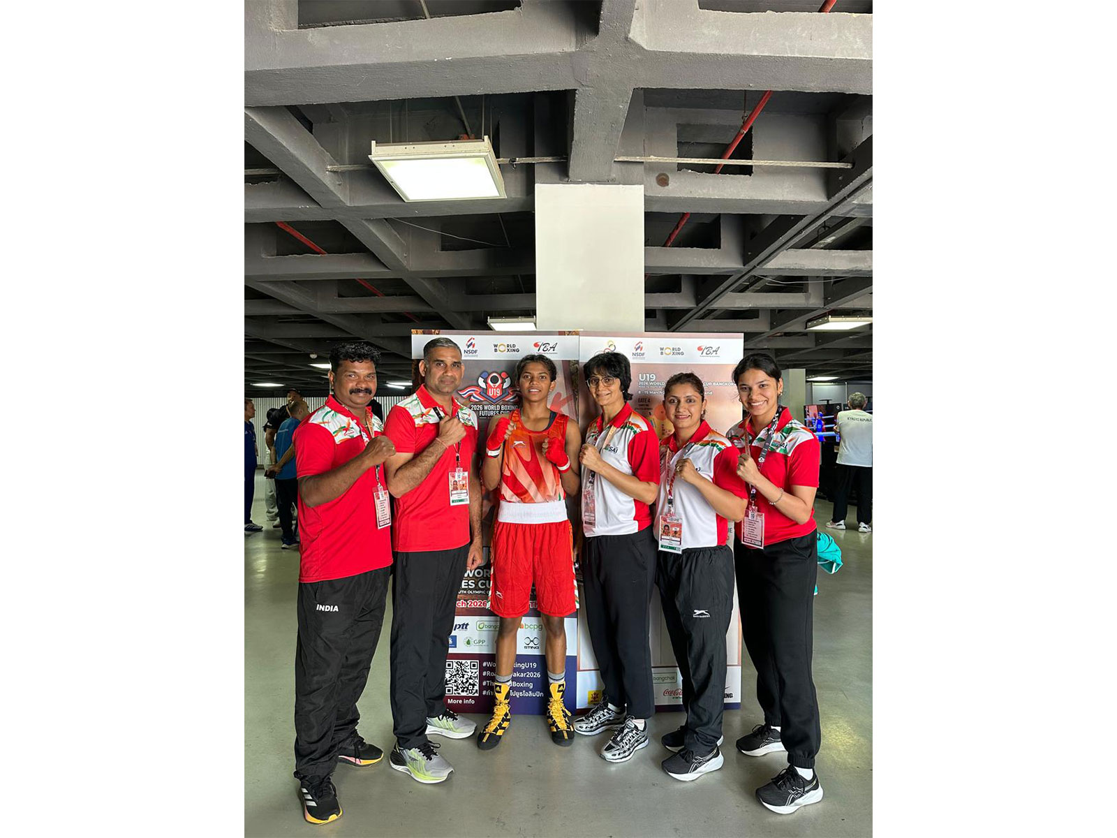 Chandrika (51 kg) celebrates her QF win at World Boxing Future Cup 2026 (Photo: BFI)