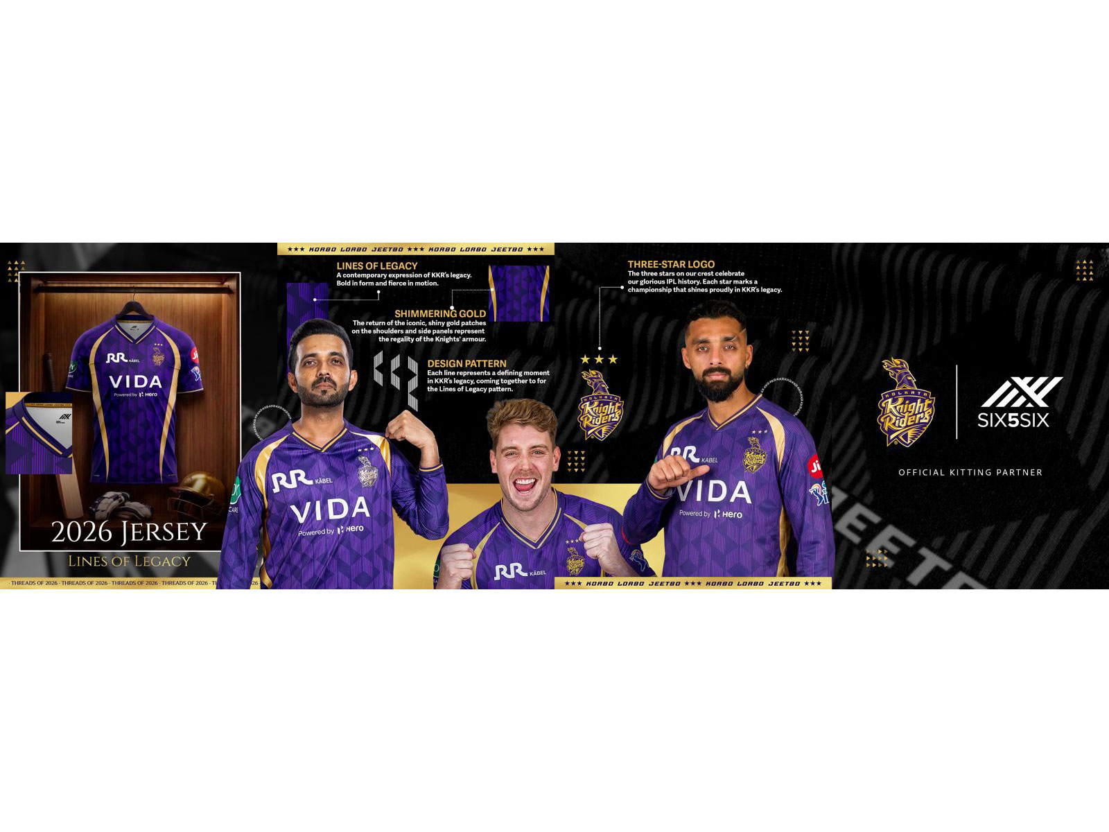 Kolkata Knight Riders jersey (Photo/KKR)