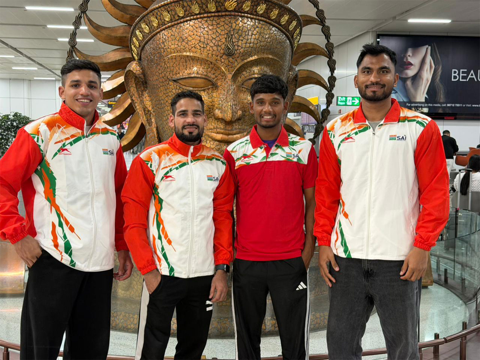 Indian Boxing Contingent reaches Mongolia. (Photo/BFI) 