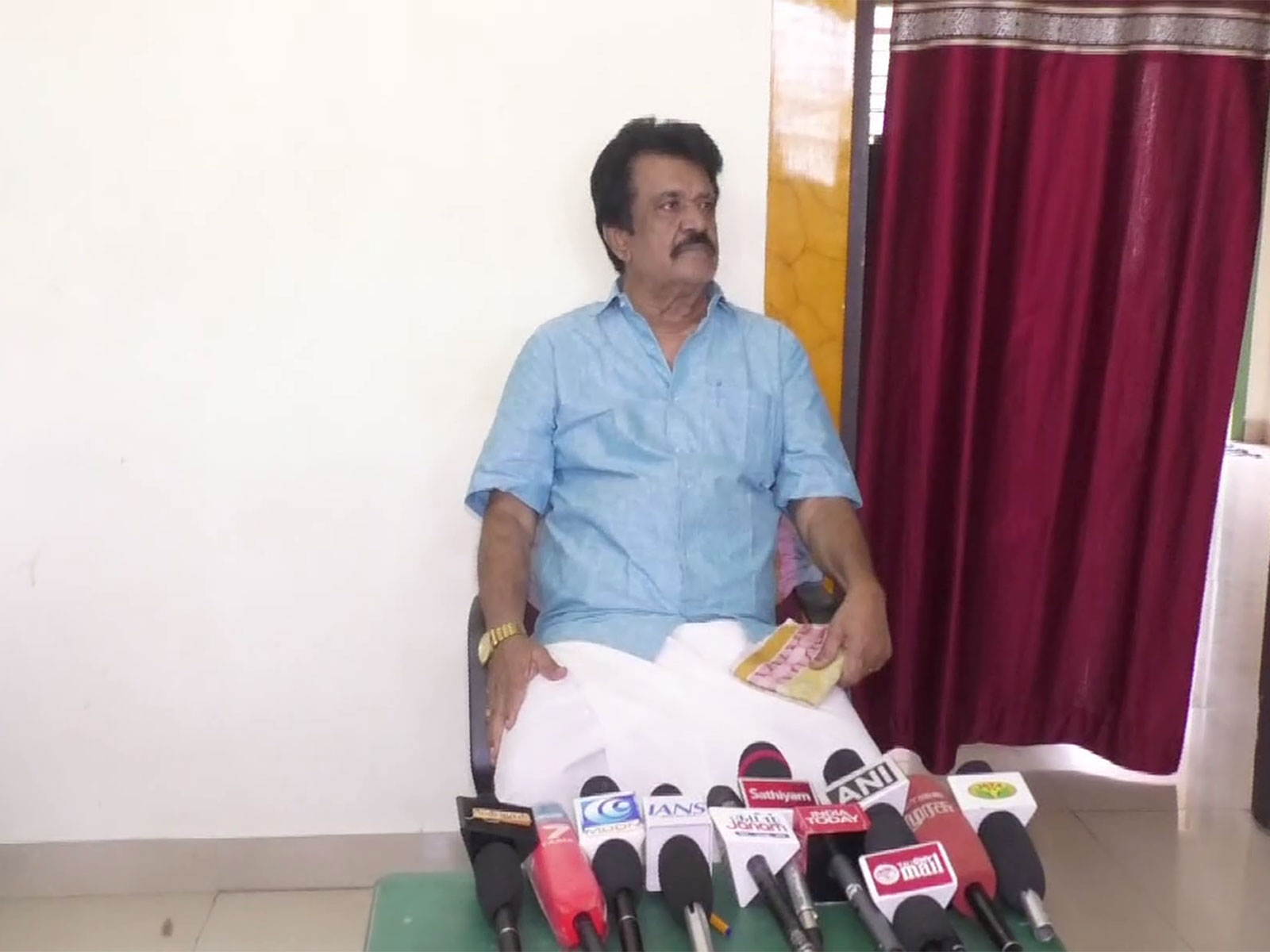 Congress leader Trichy Velusamy (Photo/ANI)