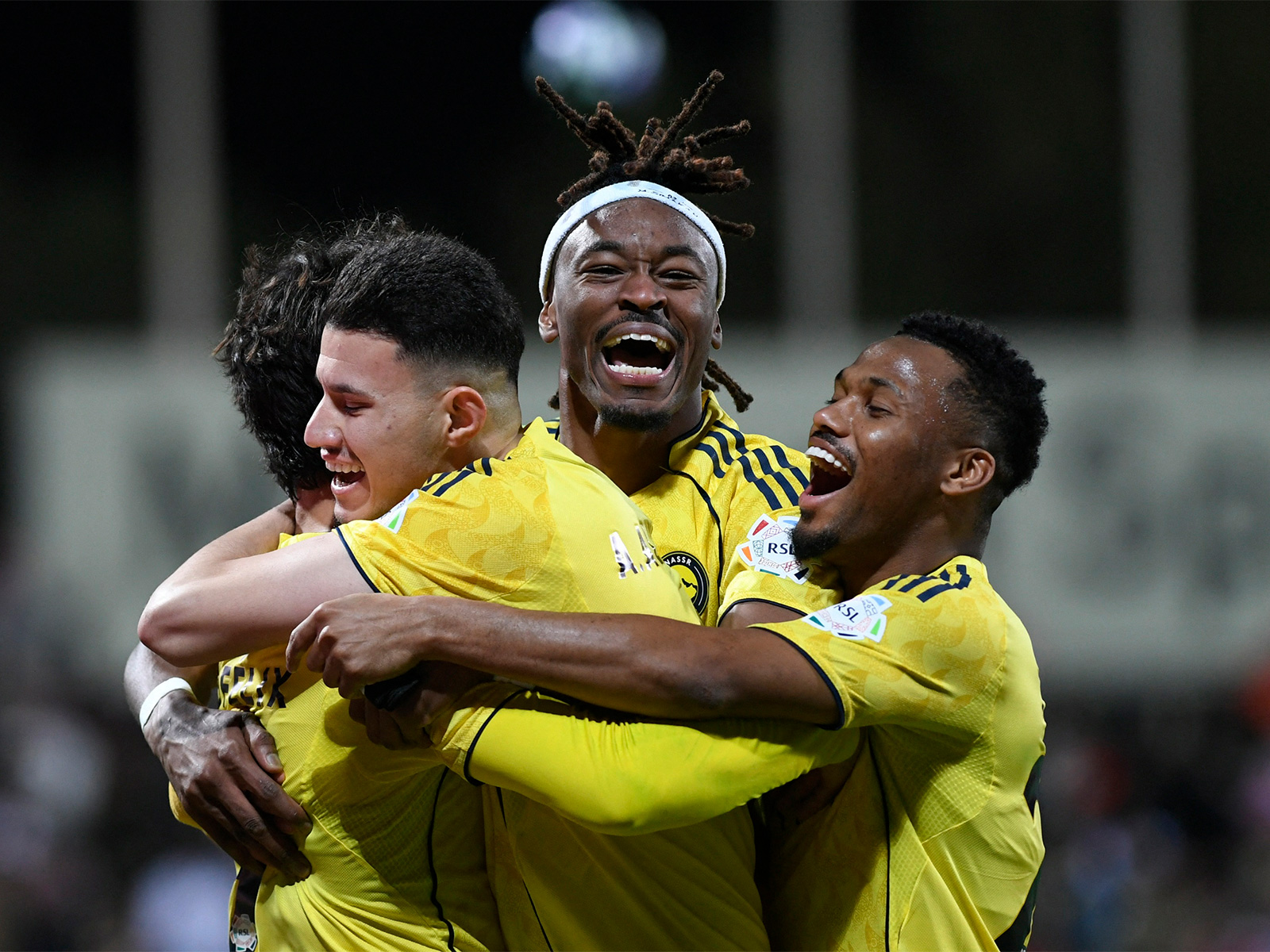Al-Nassr players celebrating (Photo: Reuters)