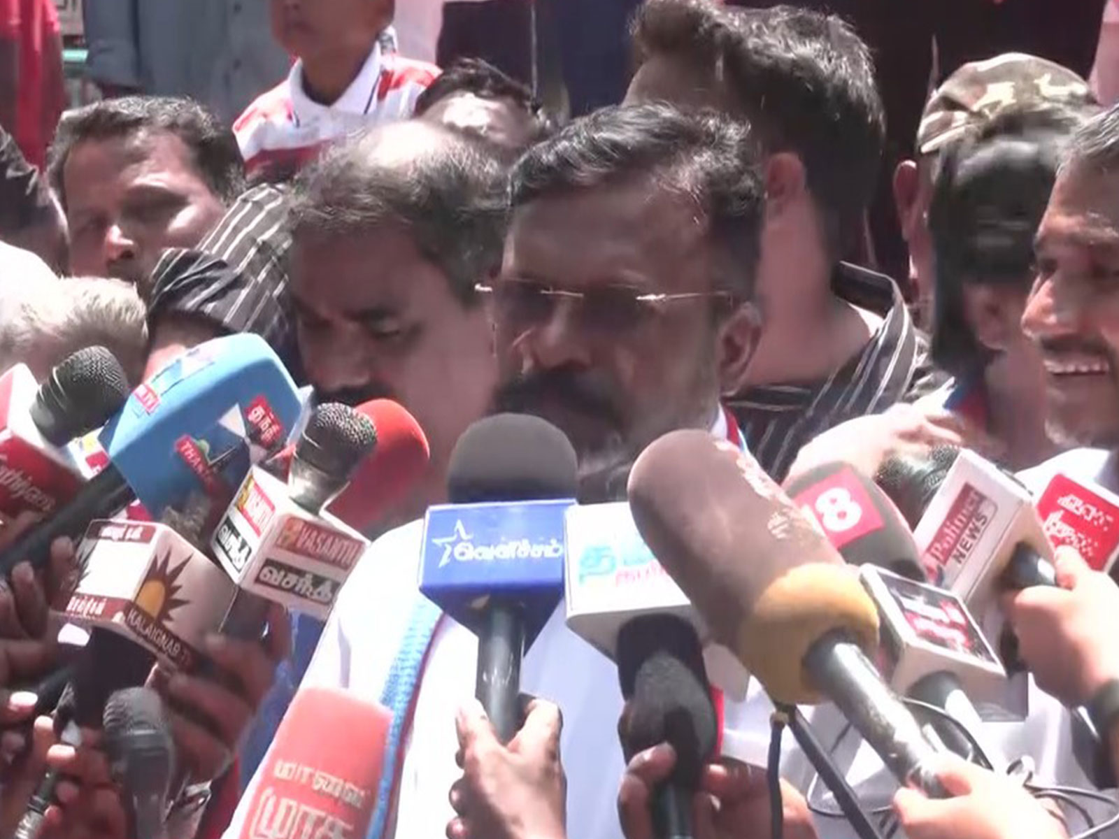 VCK Chief Thol. Thirumavalavan (Photo/ANI) VCK Chief Thol. Thirumavalavan (Photo/ANI)