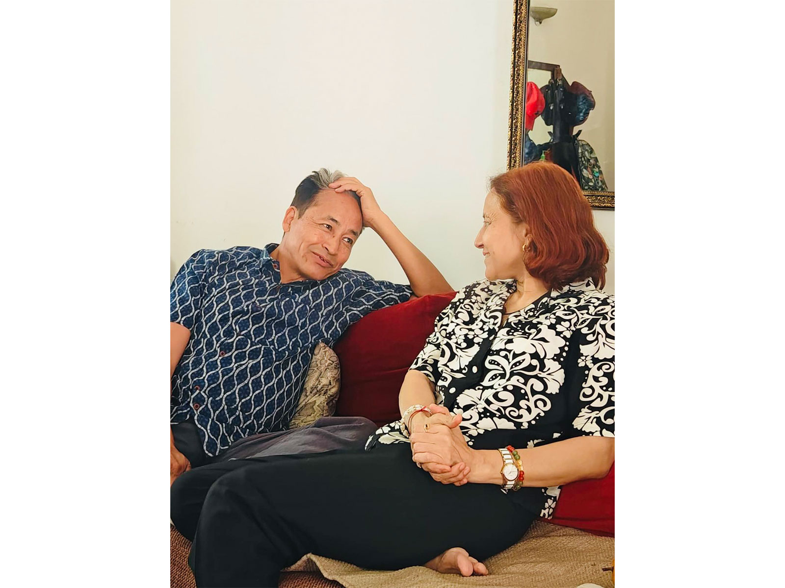 Sonam Wangchuk and his wife Gitanjali J Angmo (Photo/X@GitanjaliAngmo)