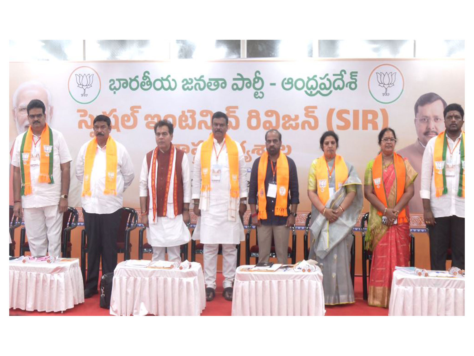 BJP State President PVN Madhav in SIR programme (Photo/ANI) BJP State President PVN Madhav in SIR programme (Photo/ANI)