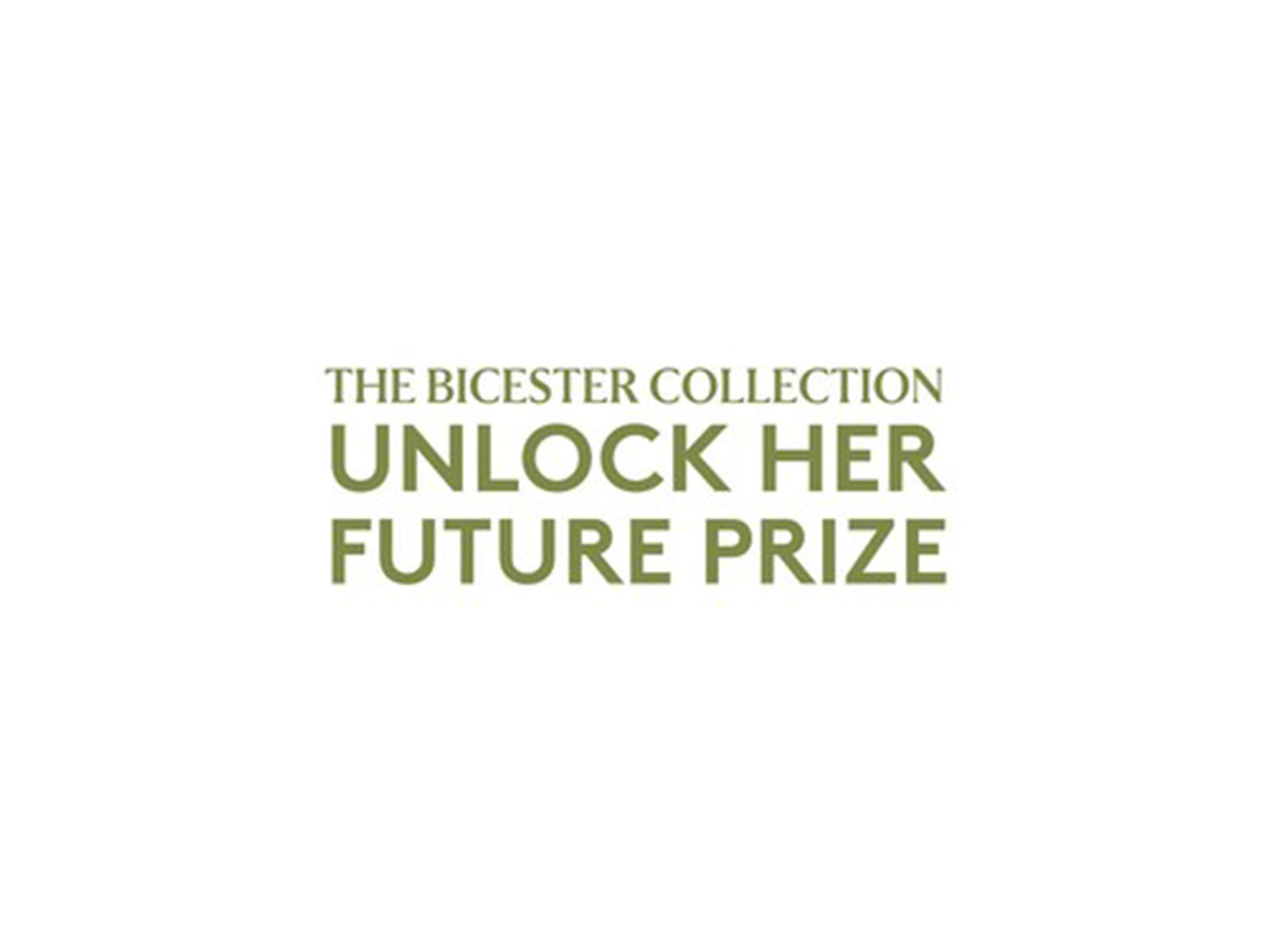 The Bicester Collection Unlock Her Future Prize Logo The Bicester Collection Unlock Her Future Prize Logo