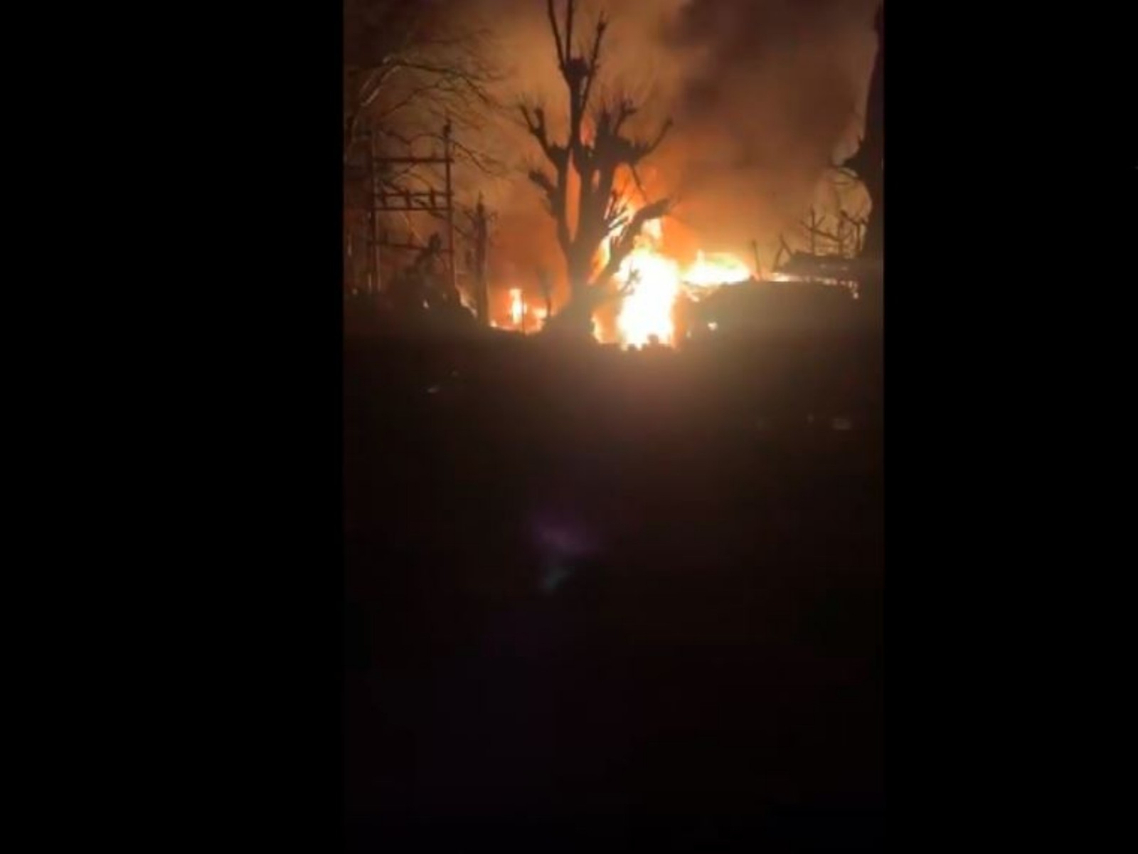 Visual from the incident (Photo/Fire and Emergency Range Kashmir)