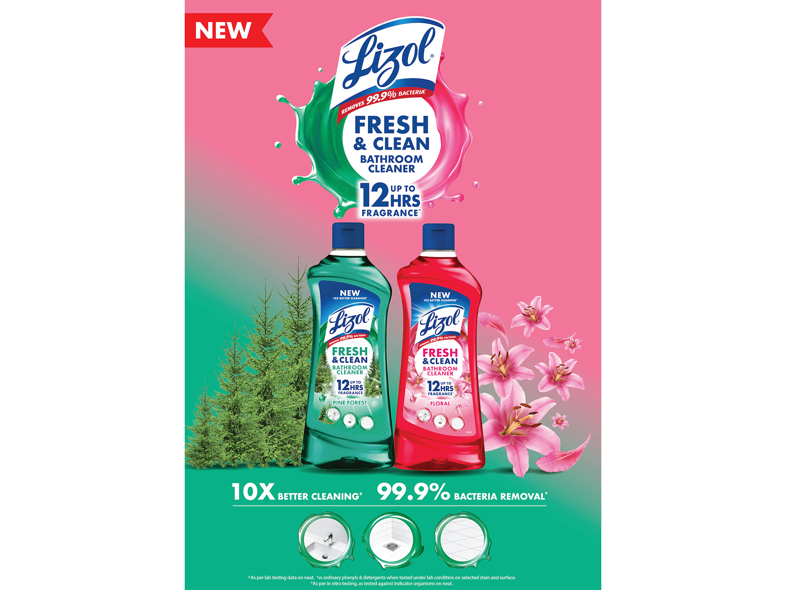 Lizol Enters Bathroom Cleaning Category with the Launch of Lizol Fresh & Clean Bathroom Cleaner