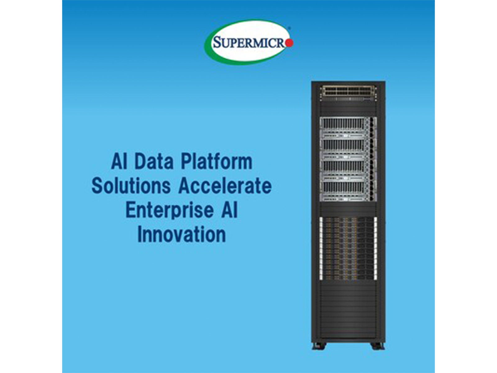 Supermicro Launches Seven AI Data Platform Solutions with NVIDIA and Leading Ecosystem Partners to Accelerate Enterprise AI Innovation Supermicro Launches Seven AI Data Platform Solutions with NVIDIA and Leading Ecosystem Partners to Accelerate Enterprise AI Innovation