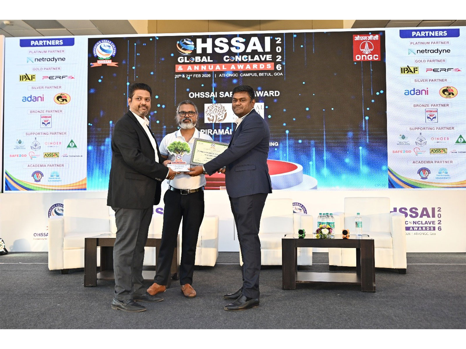 Piramal Realty receives the OHSSAI HSE Excellence & ESG Global Award by the OHSSAI Foundation Piramal Realty receives the OHSSAI HSE Excellence & ESG Global Award by the OHSSAI Foundation