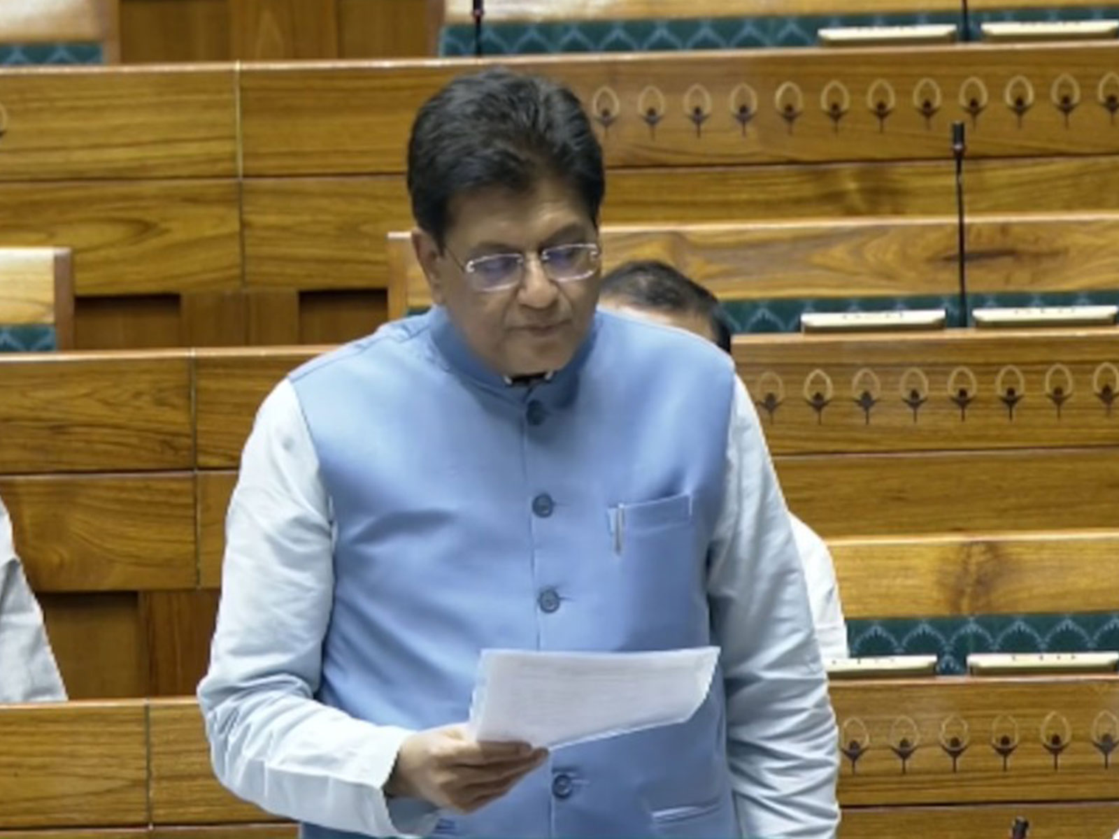 Union Minister of Commerce and Industry Piyush Goyal (Photo/Sansad TV)