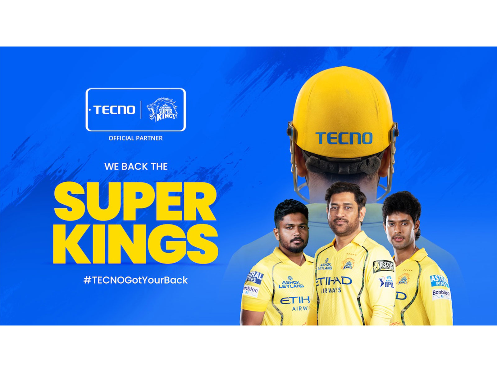 TECNO becomes the Backbone of Chennai Super Kings TECNO becomes the Backbone of Chennai Super Kings