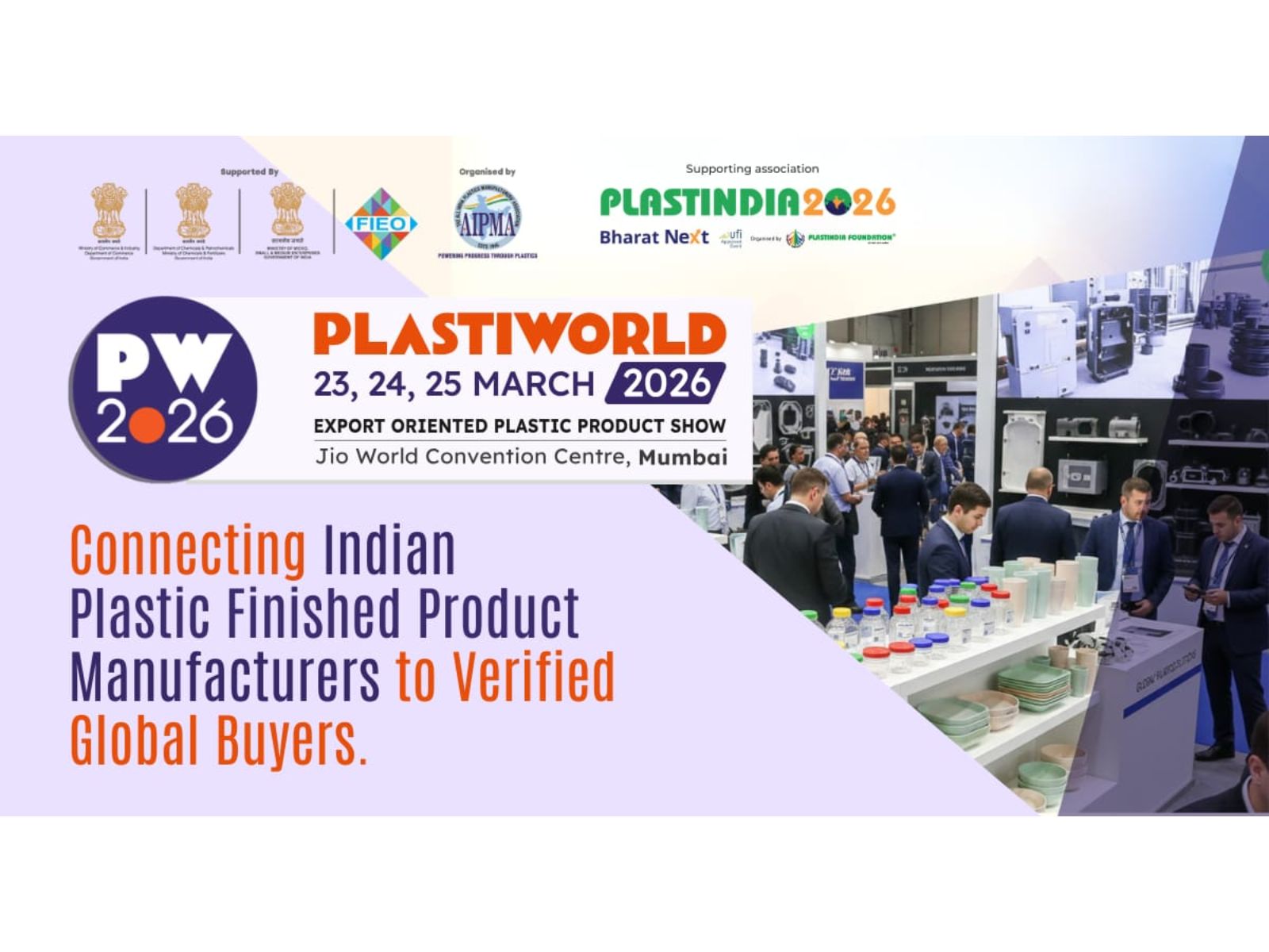India’s Largest Sourcing Show for Plastic Finished Products to Connect with Global Buyers at PlastiWorld 2026 India’s Largest Sourcing Show for Plastic Finished Products to Connect with Global Buyers at PlastiWorld 2026