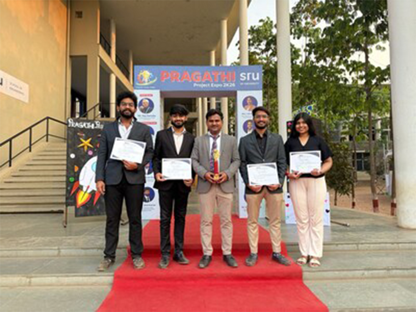 Woxsen University Students at PRAGATHI National-Level Project Expo, 2026 Woxsen University Students at PRAGATHI National-Level Project Expo, 2026
