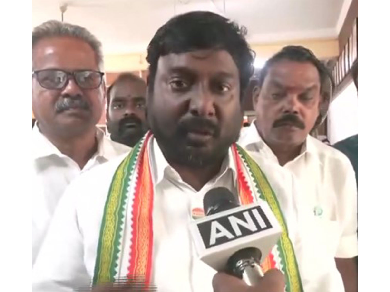 Congress MP Vijay Vasanth on Tuesday (Photo/ANI) Congress MP Vijay Vasanth on Tuesday (Photo/ANI)