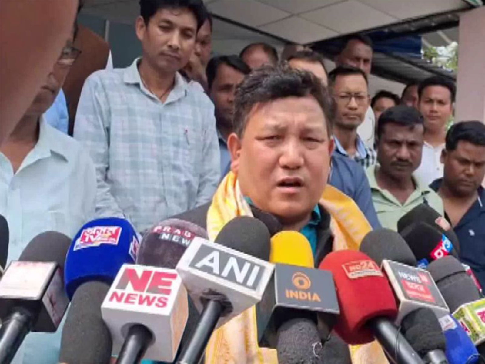 UPPL President and Rajya Sabha MP Pramod Boro (Photo/ANI)