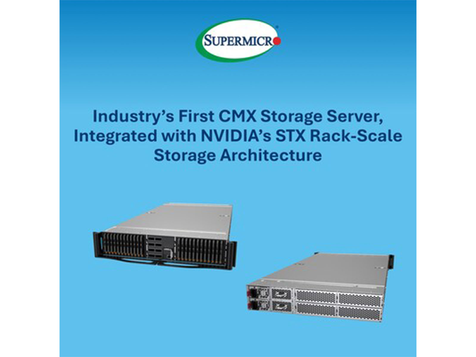 Supermicro Among First to Unveil NVIDIA BlueField-4 STX Storage Server to Improve AI Inference Performance Supermicro Among First to Unveil NVIDIA BlueField-4 STX Storage Server to Improve AI Inference Performance