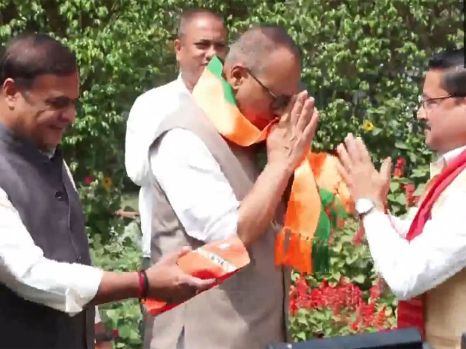 Pradyut Bordoloi joins BJP (Photo/ANI) Pradyut Bordoloi joins BJP (Photo/ANI)