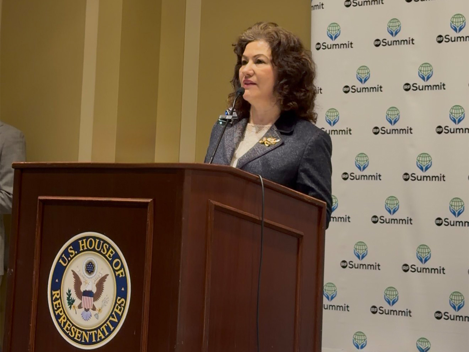 Rushan Abbas, Chairwoman of the World Uyghur Congress Executive Committee (Photo: X/@RushanAbbas) Rushan Abbas, Chairwoman of the World Uyghur Congress Executive Committee (Photo: X/@RushanAbbas)