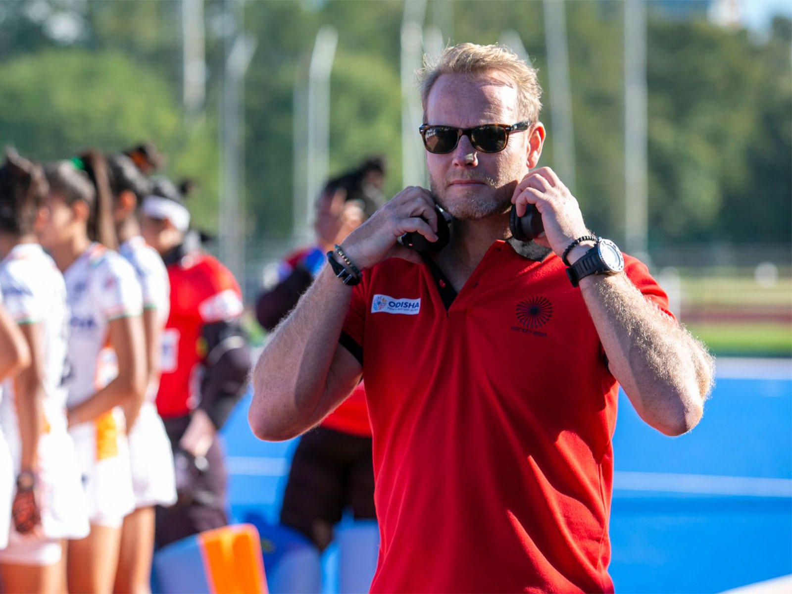 Team India head coach Sjoerd Marijne. (Photo: Hockey India)