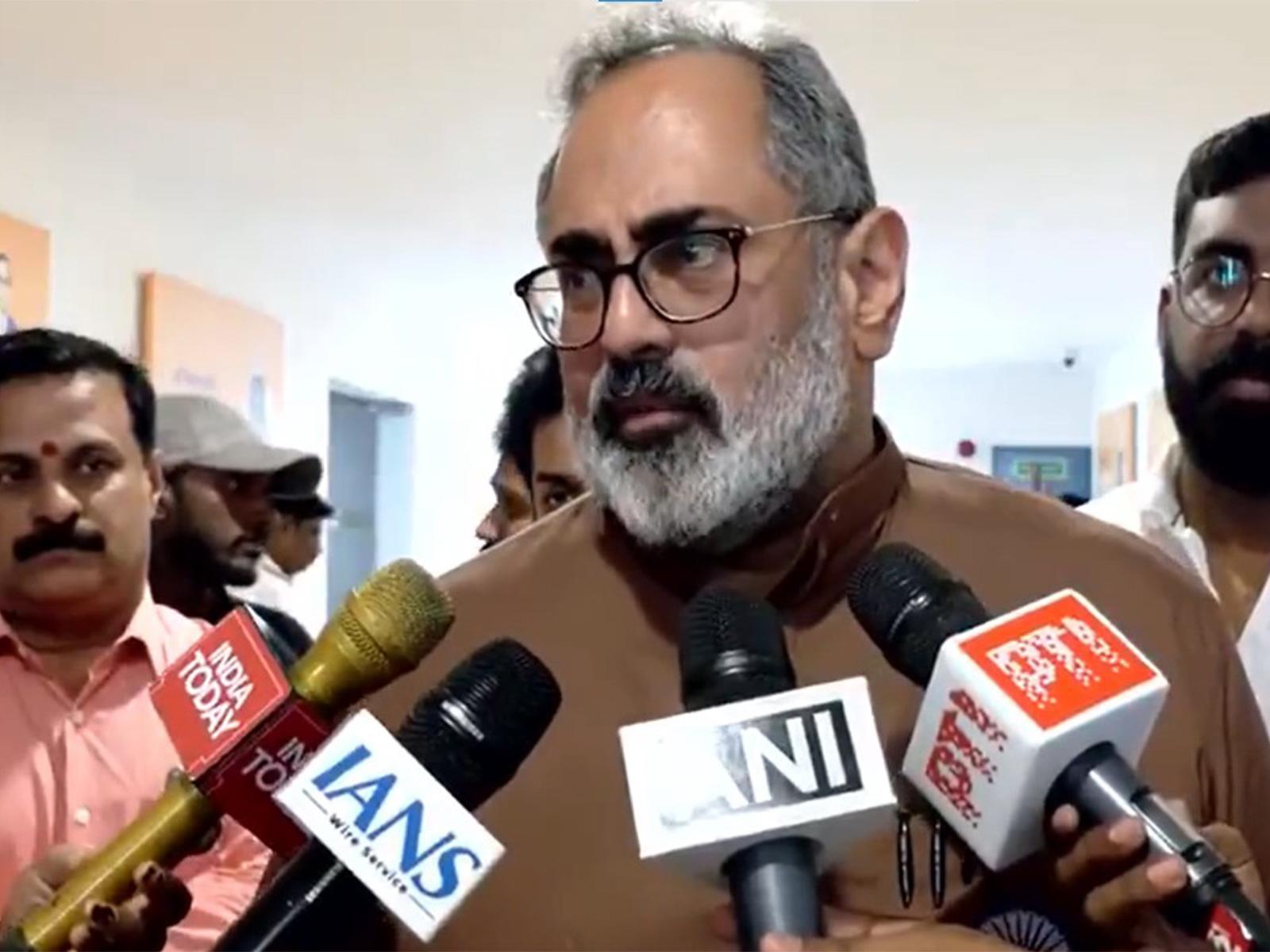 Kerala BJP President Rajeev Chandrasekhar (Photo/ANI)