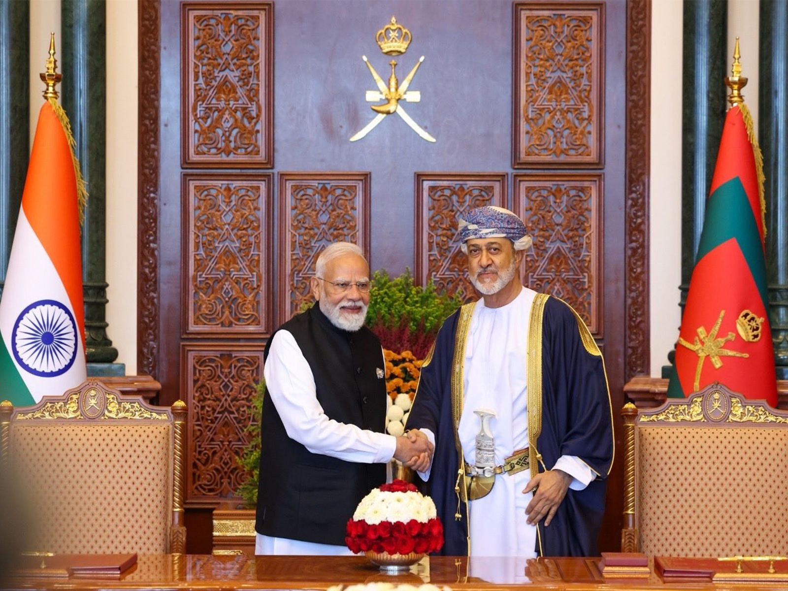 Prime Minister Narendra Modi and Sultan Haitham bin Tariq Al Saidof Onam (File Photo/X@narendramodi) Prime Minister Narendra Modi and Sultan Haitham bin Tariq Al Saidof Onam (File Photo/X@narendramodi)