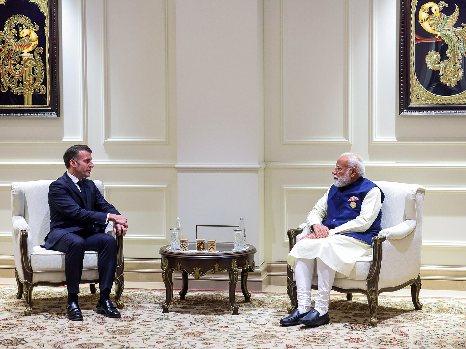 Prime Minister Narendra Modi and French President Emmanuel Macron (File Photo/ANI) Prime Minister Narendra Modi and French President Emmanuel Macron (File Photo/ANI)