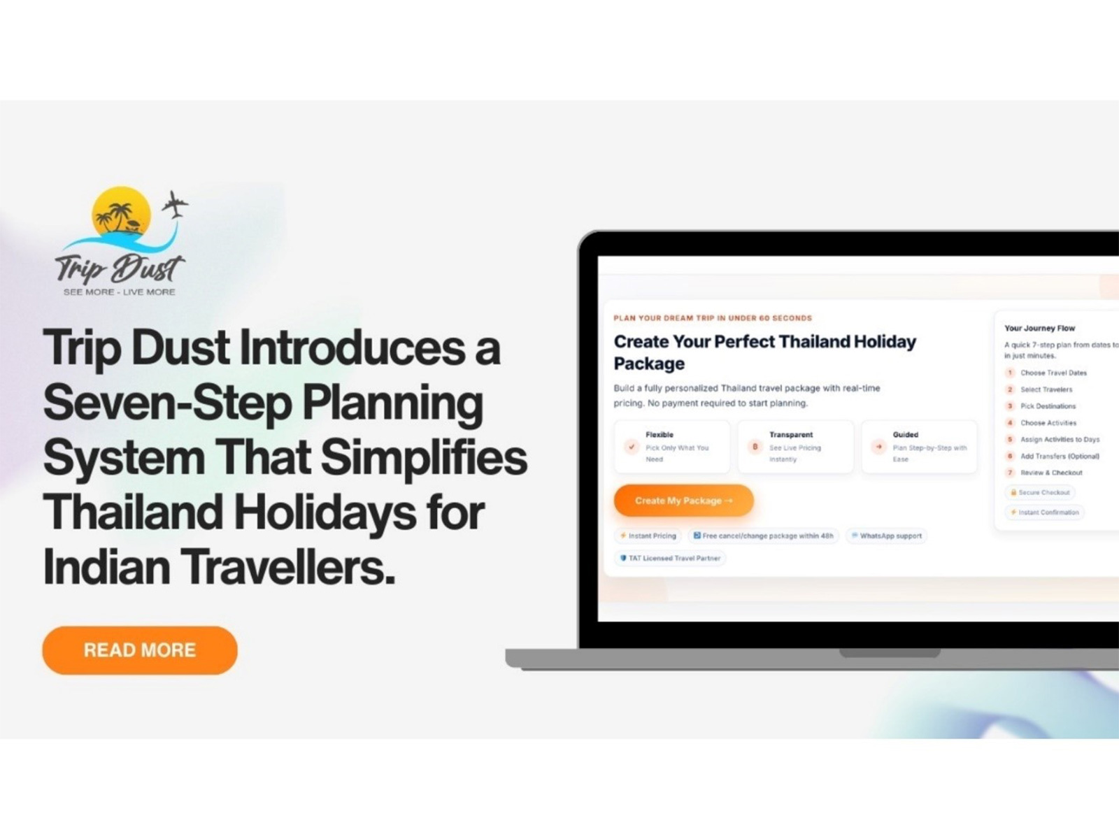 Trip Dust Introduces Seven-Step Planning System to Simplify Thailand Holidays for Indian Travellers Trip Dust Introduces Seven-Step Planning System to Simplify Thailand Holidays for Indian Travellers