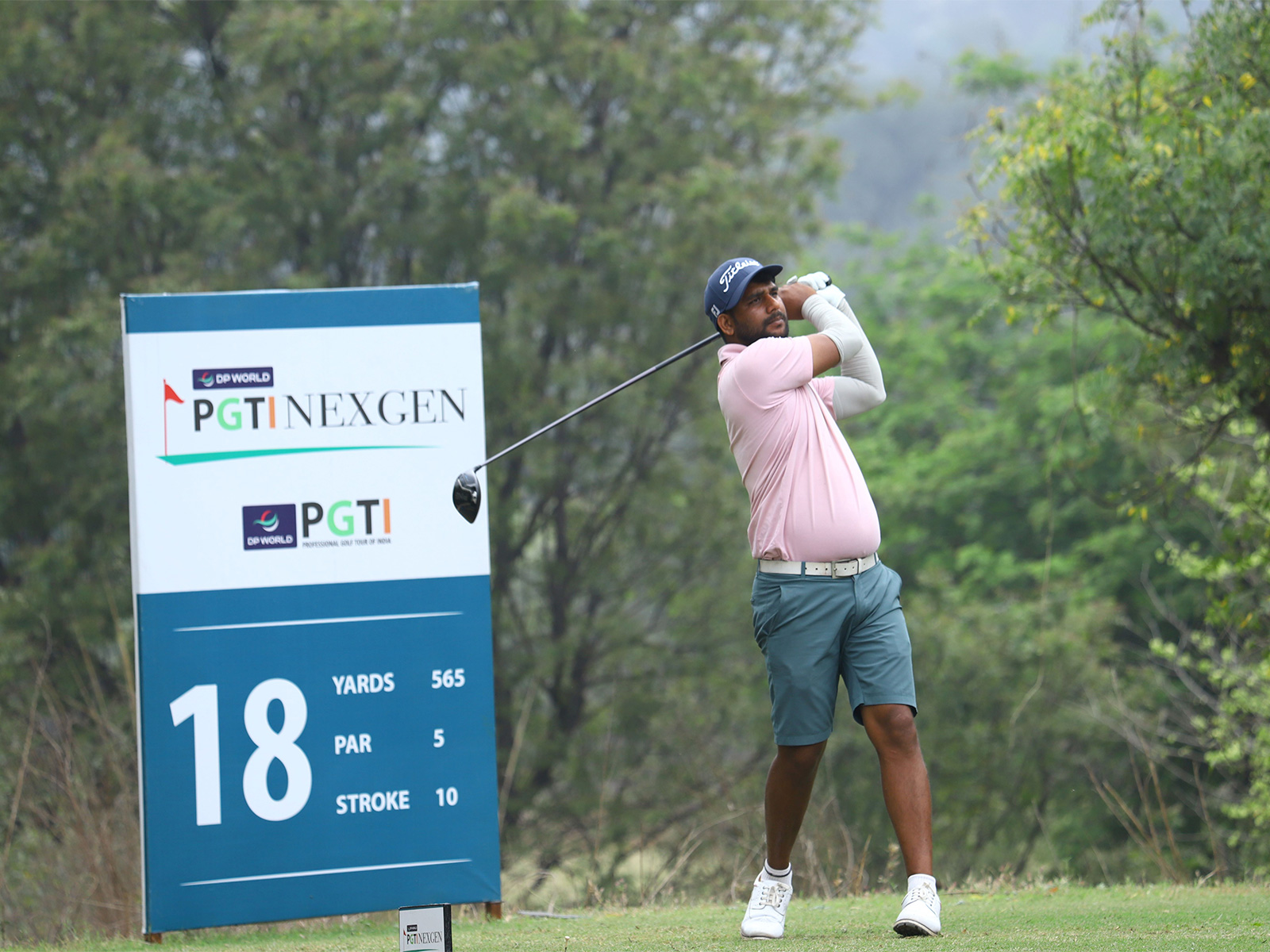 Vinay Kumar Yadav in action during PGTI NexGen 2026 (Image: PGTI)