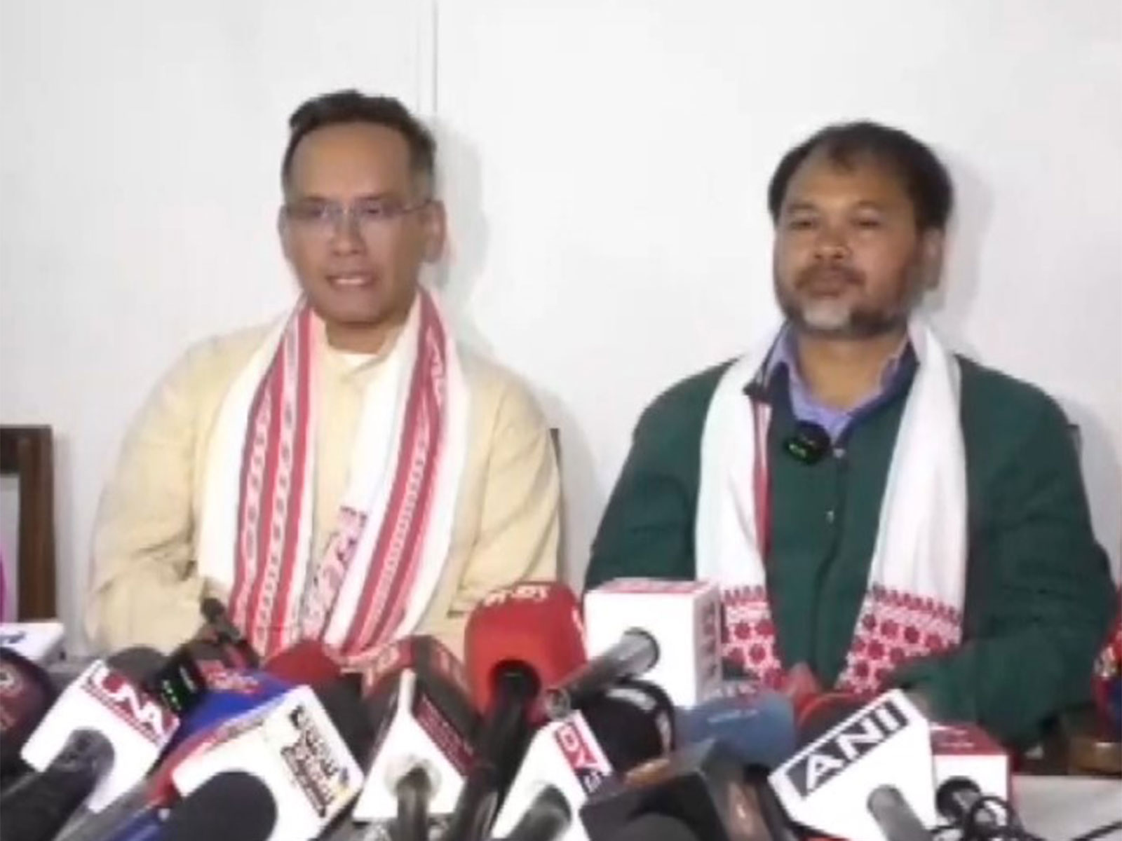 Assam Congress President Gaurav Gogoi and Raijor Dal Akhil Gogoi (Photo/ANI) Assam Congress President Gaurav Gogoi and Raijor Dal Akhil Gogoi (Photo/ANI)