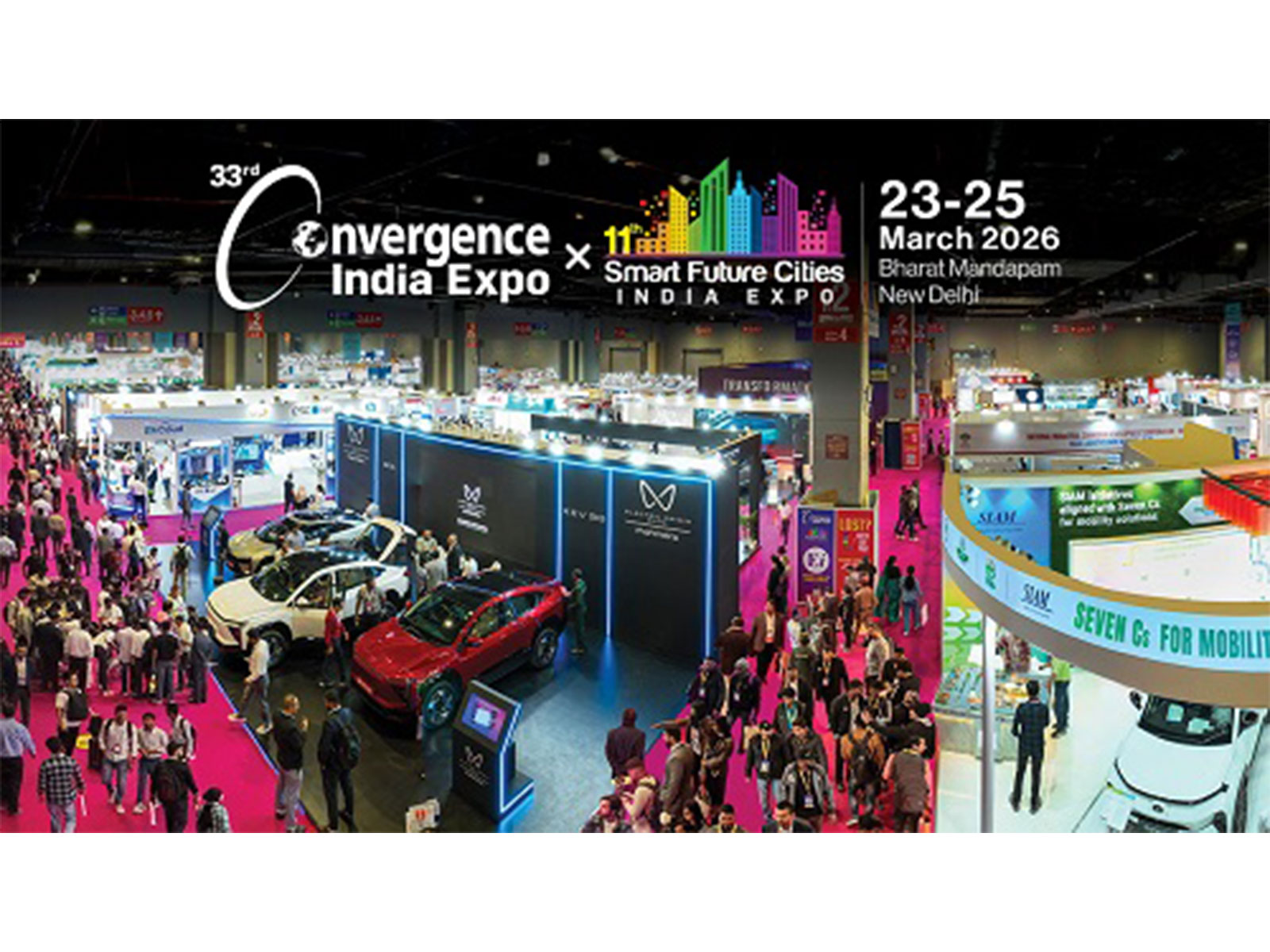 Convergence India Expo, India's most influential and longest-running technology expo, is about to host its 33rd edition, featuring 1,000 participating brands and 50,000 attendees Convergence India Expo, India's most influential and longest-running technology expo, is about to host its 33rd edition, featuring 1,000 participating brands and 50,000 attendees