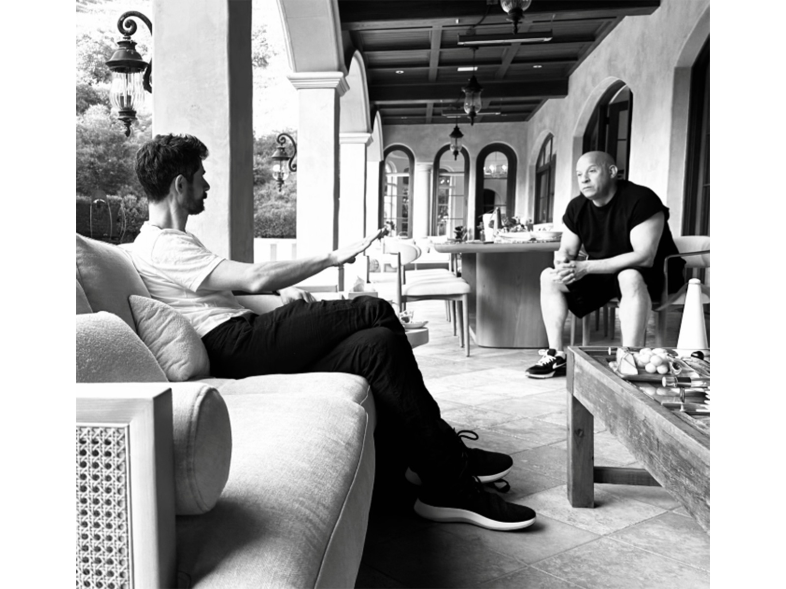Vin Diesel, Michael Lesslie (Photo/Instagram@vindiesel)