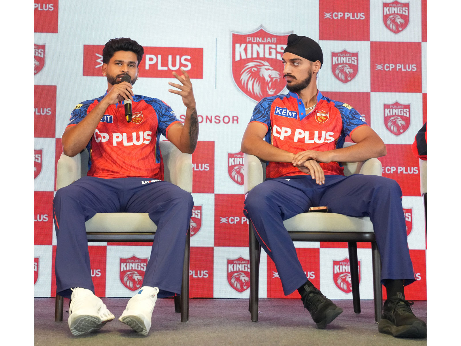 Shreyas Iyer and Arshdeep Singh. (Photo: PBKS) Shreyas Iyer and Arshdeep Singh. (Photo: PBKS)