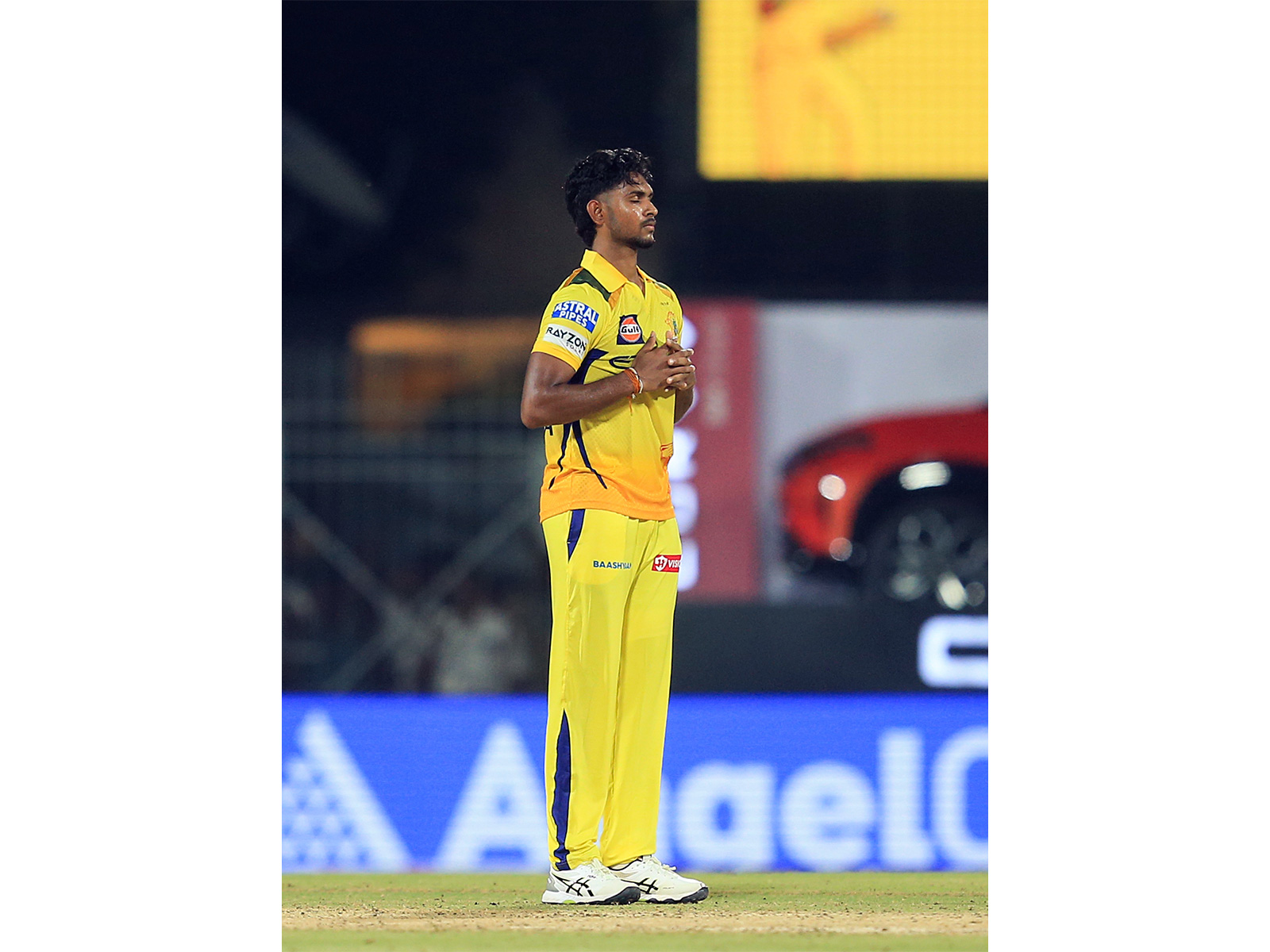 Sri Lankan cricketer Matheesha Pathirana (Photo: ANI)