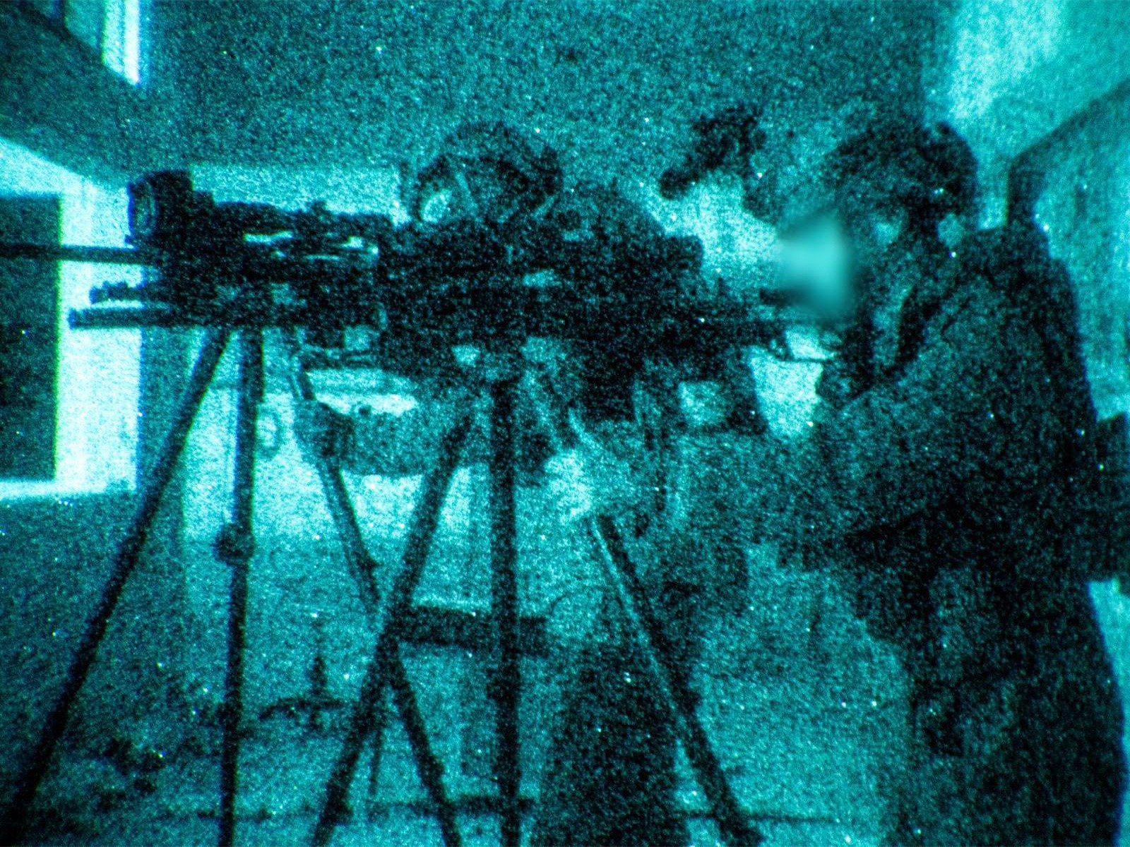 Image shared by the Israel Defense Forces (IDF) shows a soldier operating a mounted weapon during a night-time operation amid ongoing strikes targeting Hezbollah infrastructure in southern Lebanon. (Photo: X/@IDF)