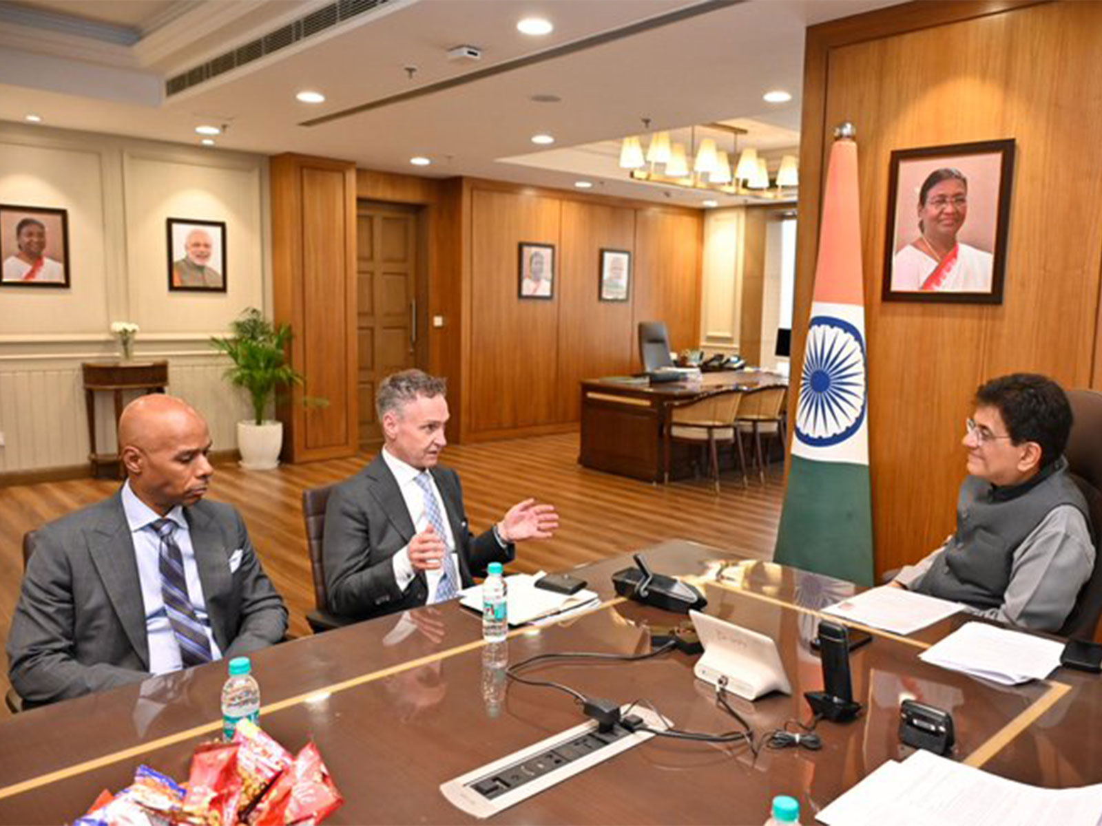 Union Minister Piyush Goyal with Patrik Jonsson, Executive VP and President of Lilly International, USA (Photo: x/@PiyushGoyal)