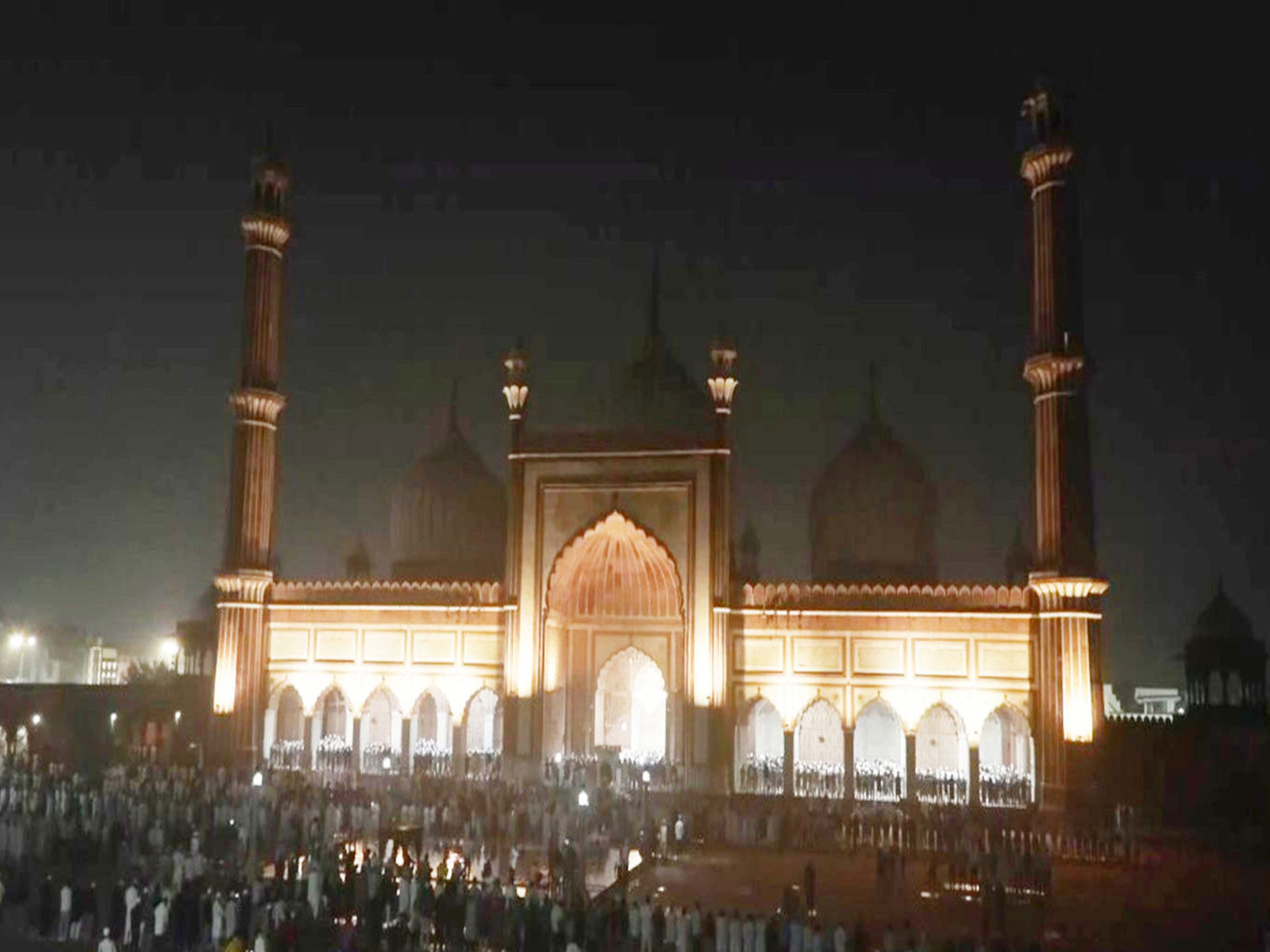 Visual from Jama Masjid (Photo/ANI) Visual from Jama Masjid (Photo/ANI)