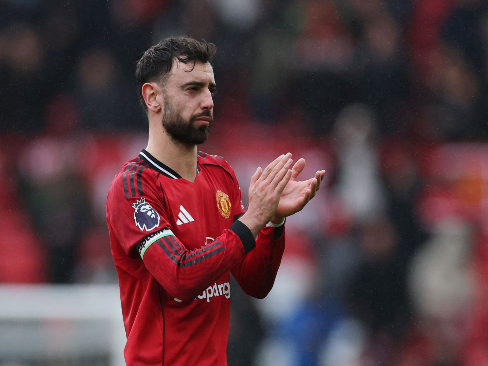 Manchester United skipper Bruno Fernandes (Photo: Reuters)