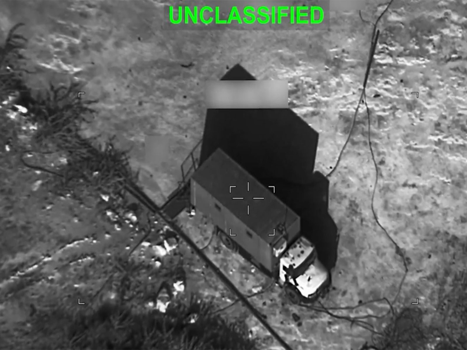 An Iranian asset prior to being bombed by the US (Photo/CENTCOM) An Iranian asset prior to being bombed by the US (Photo/CENTCOM)