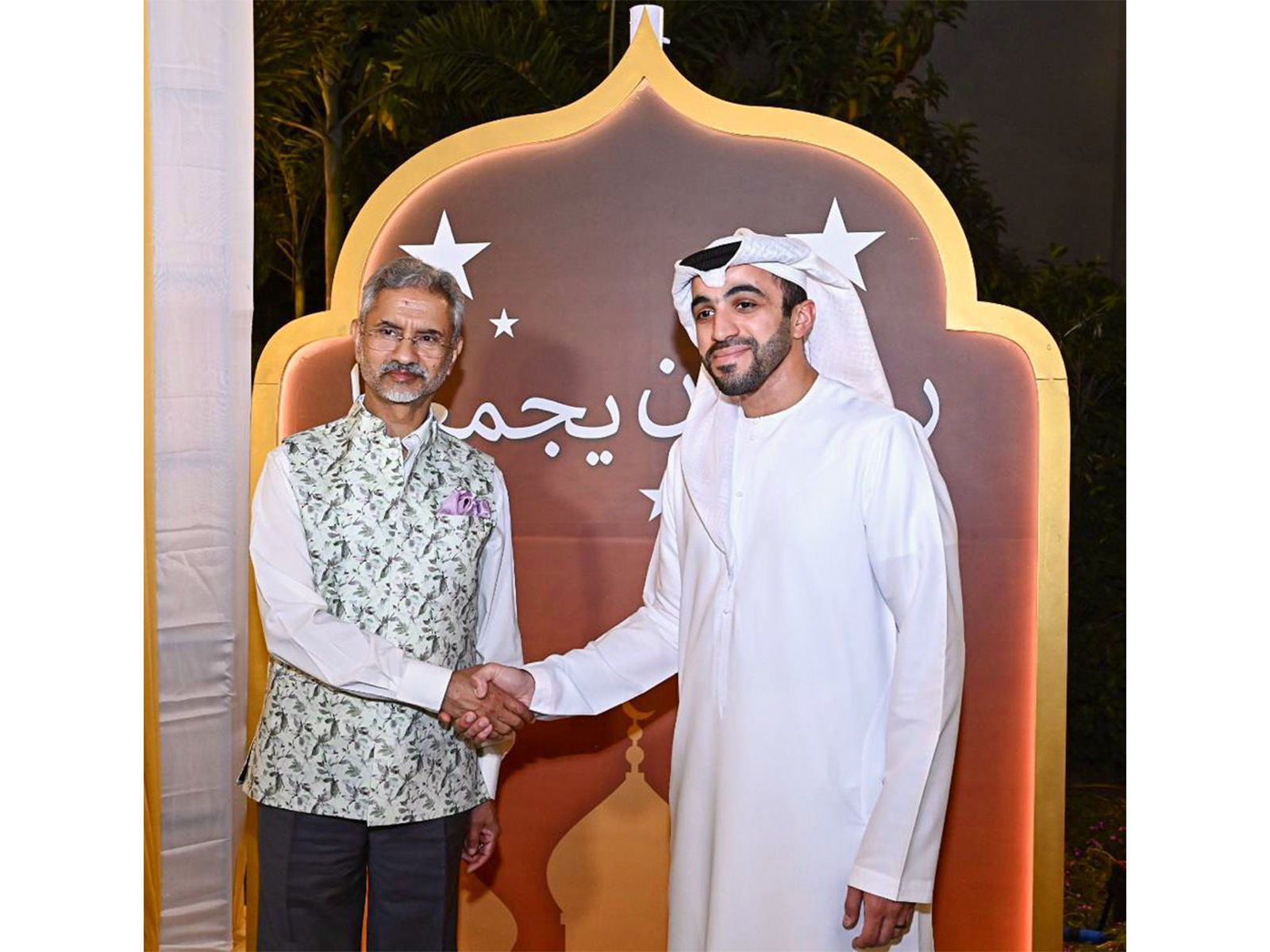 Abdulnasser Alshaali, UAE's Ambassador to India with EAM S Jaishankar (Photo/@aj_alshaali)
