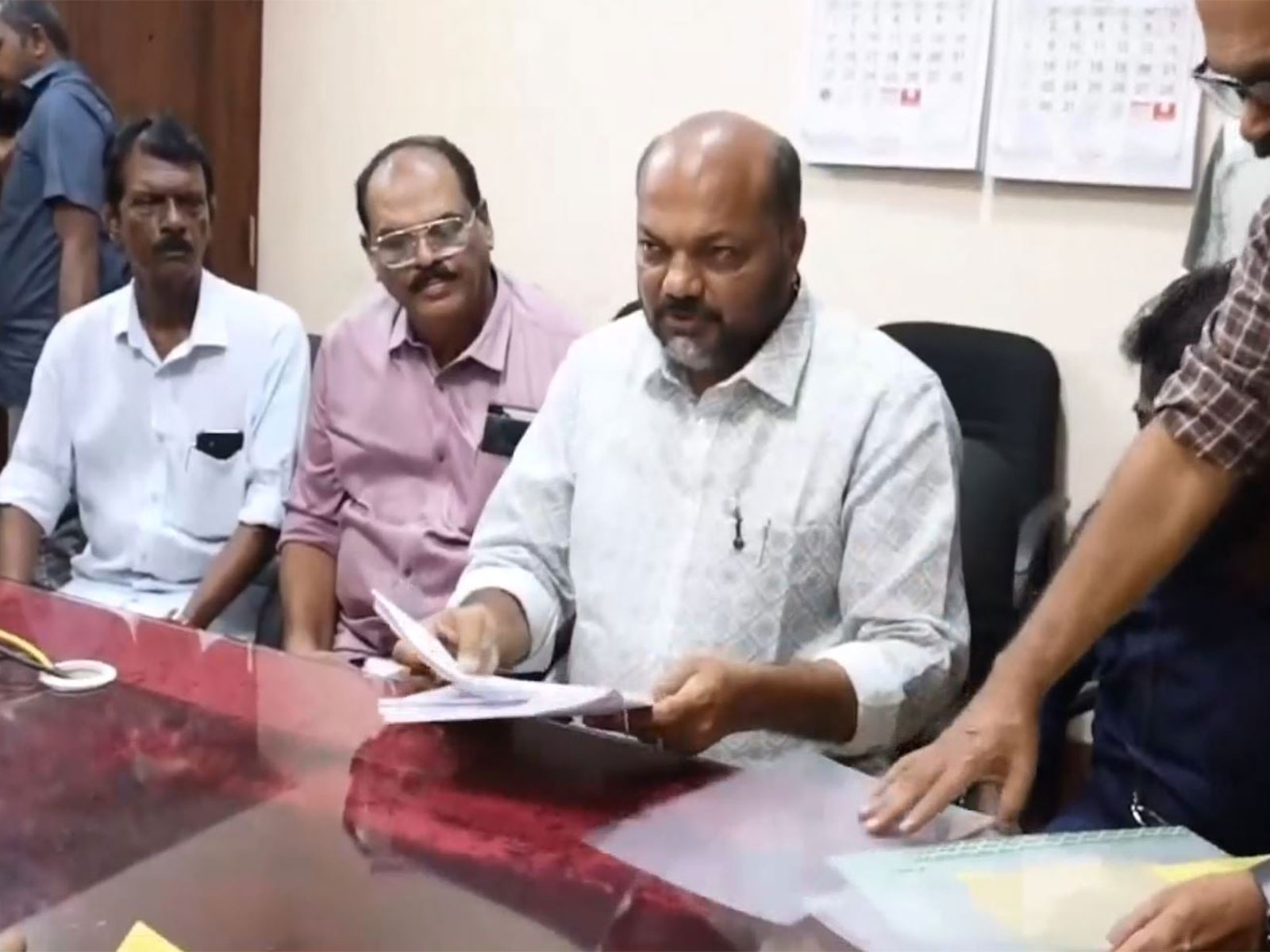 Senior Communist Party of India (Marxist) leader and Left Democratic Front (LDF) candidate P. Rajeev  (Photo/ANI)