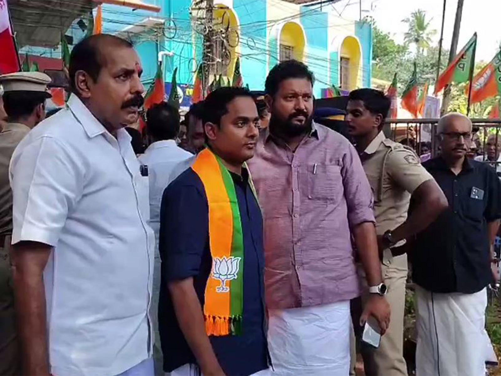 NDA candidate Anoop Antony (Photo/ANI)