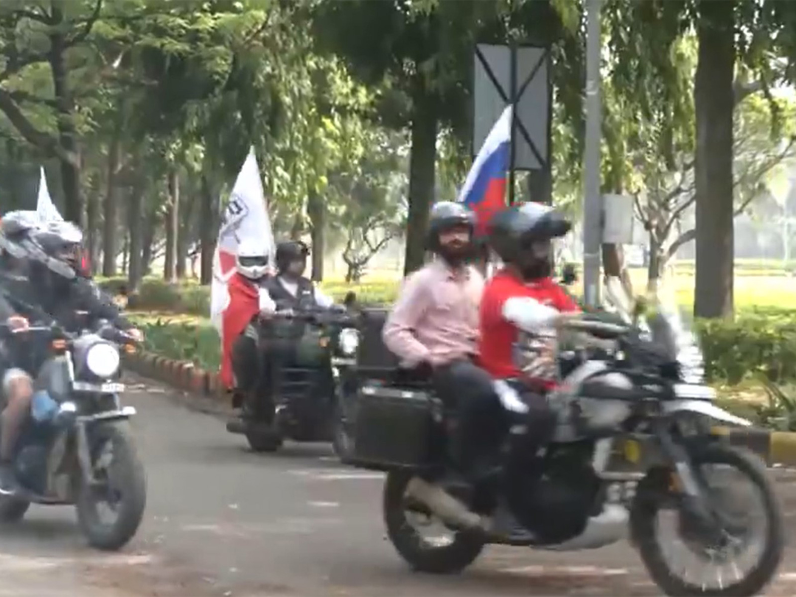 Motorcycle rally in Delhi marks 81st anniversary of Soviet Victory in Great Patriotic War (Photo/ANI)