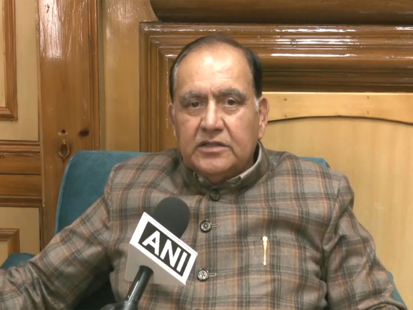 Himachal Pradesh Assembly Speaker Kuldeep Singh Pathania (File Photo/ANI)