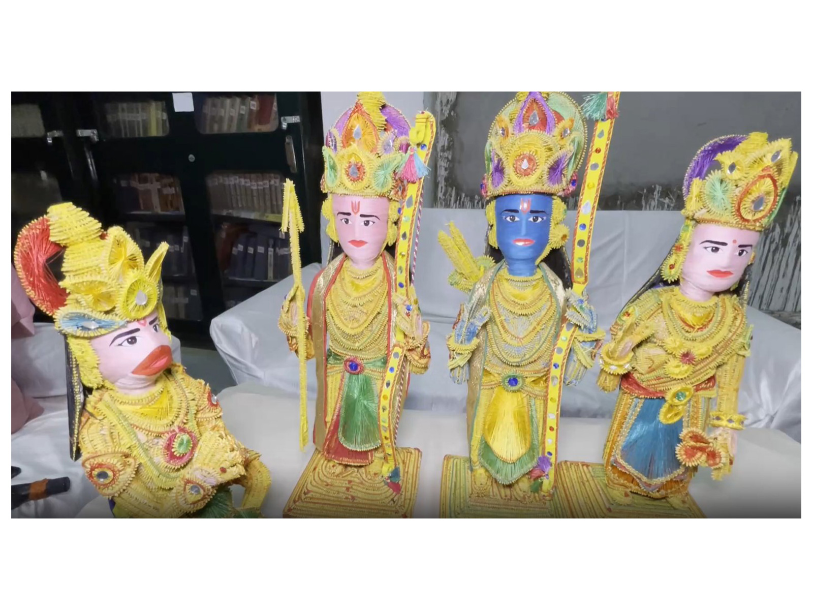 Artwork depicting Lord Ram, Lakshman, Sita, and Hanuman (Photo/ANI)